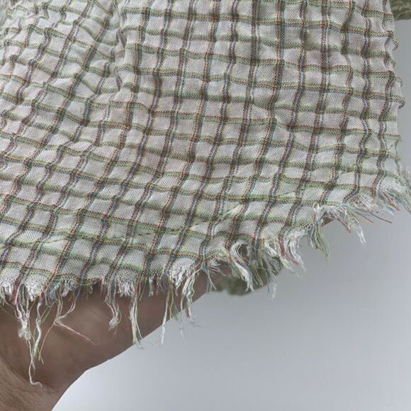 The Cove Lizard Thicket Distressed Frayed Top M - Picture 2 of 8